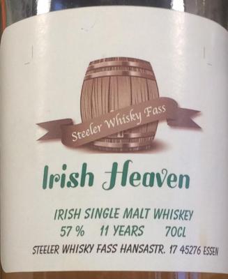 Irish Single Malt Whisky 11yo StW Irish Heaven 57% 700ml