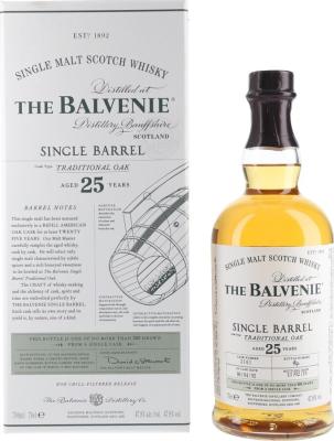 Balvenie 1992 Single Barrel Traditional Oak Cask no.3161 25yo 47.8% 700ml