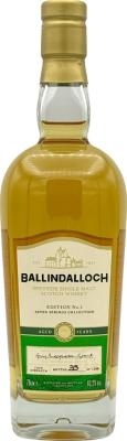 Ballindalloch 7yo Seven Springs Collection Edition No.1 1st Fill Bourbon UK Exclusive 60.2% 700ml