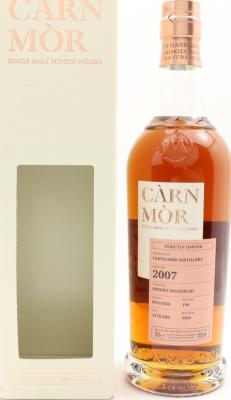 Glenlossie 2007 MSWD Carn Mor Strictly Limited Edition Sherry Hogshead 47.5% 700ml