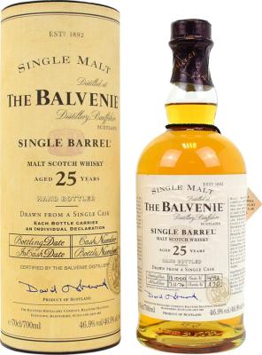 Balvenie 1974 Single Barrel Cask no.14992 25yo 46.9% 700ml