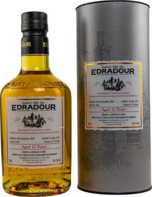Edradour 2010 Bourbon Cask Matured Bourbon Kirsch Import 59.1% 700ml