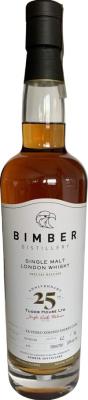 Bimber 2016 Special Release Ex-Pedro Ximenez Sherry Cask #25 25th Anniversary Tudor House Ltd 57.1% 700ml