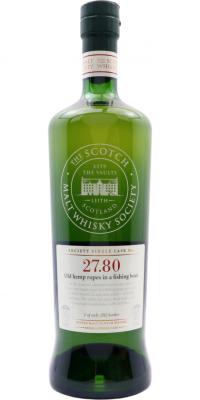 Springbank 1996 SMWS 27.80 Old hemp ropes in A fishing boat Refill Ex-bourbon Hogshead 56.7% 700ml