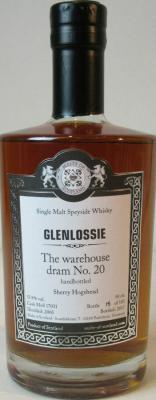 Glenlossie 2005 MoS Warehouse Dram #20 Sherry Hogshead 55.9% 500ml