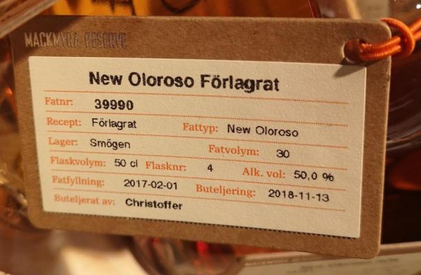 Mackmyra 2014 Reserve Festival Exclusive New Oloroso 39990 Mackmyra 50% 500ml