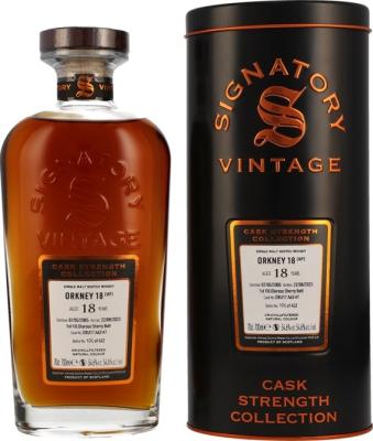 Orkney 2005 SV Cask Strength Collection 1st Fill Oloroso Sherry Butt 54.6% 700ml