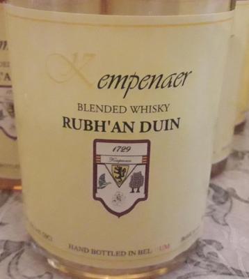 Rubh'an Duin 3yo Kem French oak 1 1st Fill Niet commericieel gebruik 42.4% 500ml