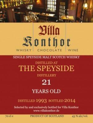 Speyside Distillery 1993 VK 43% 700ml