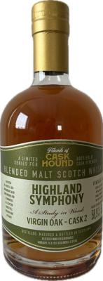 Highland Symphony 2013 TCaH Friends of Caskhound Bourbon + Finish 10 month Virgin Oak Octave 58.9% 500ml