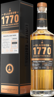 1770 2018 Glasgow Single Malt 1st Fill Ex-Bourbon Moscatel Cask Finish Exclusively for Switzerland presented by Selection Trade 55.3% 700ml