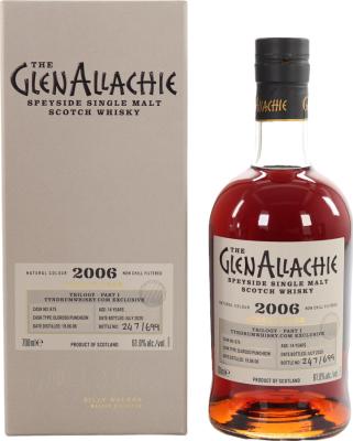 Glenallachie 2006 Trilogy Part I 14yo Oloroso Puncheon #675 TyndrumWhisky 61% 700ml