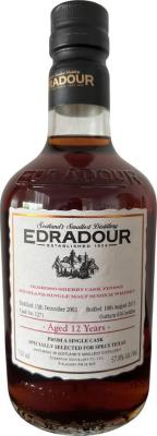 Edradour 2002 Oloroso Sherry Cask Finish Oloroso Sherry Cask Finish Specs Texas 57.8% 750ml