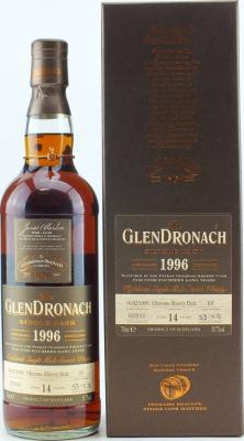 Glendronach 1996 Single Cask Pedro Ximenez Sherry Puncheon #1480 De Monnik Dranken 54.2% 700ml
