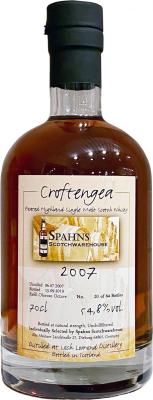 Croftengea 2007 SpSw Refill Oloroso Octave 54.8% 700ml