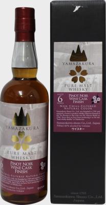 Yamazakura 6yo Pinot Noir Wine Cask Finish 46% 700ml