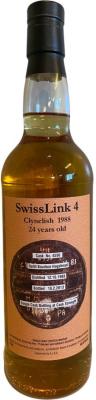 Clynelish 1988 AxWD Swiss Link 4 Refill Bourbon Hogshead #4550 48.8% 700ml