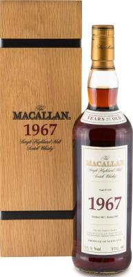 Macallan 1967 Butt #1195 55.9% 700ml