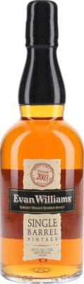 Evan Williams 2003 Single Barrel Vintage 10yo American White Oak #980 43.3% 700ml