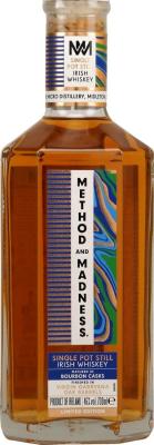 Method and Madness Single Pot Still Irish Whisky Limited Edition Bourbon Virgin Garryana Oak Finish 46% 700ml