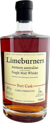 Limeburners Port Cask M614 61% 700ml