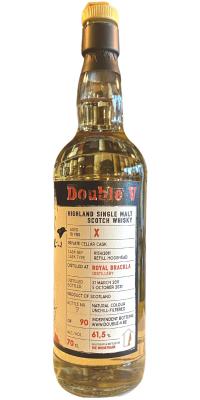 Royal Brackla 2011 DoV Refill Hogshead The Whiskybarn 61.5% 700ml