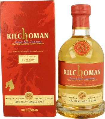 Kilchoman 2008 Single Cask for Denmark 400/2008 61% 700ml