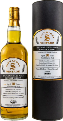 Aultmore 2011 SV Refill Sherry Butt Kirsch Import 57.3% 700ml