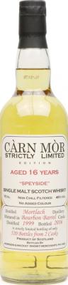 Mortlach 1999 MMcK Carn Mor Strictly Limited Edition 2 Bourbon Barrels 46% 700ml