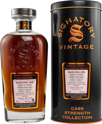 Blair Athol 2008 SV 54.4% 700ml