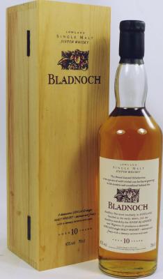Bladnoch 10yo Flora & Fauna Black Cap Wooden Box Bourbon & Sherry 43% 700ml