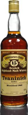 Teaninich 1968 GM Connoisseurs Choice 40% 750ml