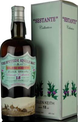 Glen Keith 1991 SS Sestante Collection Single Barrel 46% 700ml