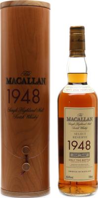 Macallan 1948 Select Reserve 21st April Spanish Oak Sherry Casks 46.6% 700ml