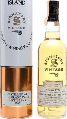 Highland Park 1982 SV Vintage Collection Oak Casks 1307 + 08 43% 700ml