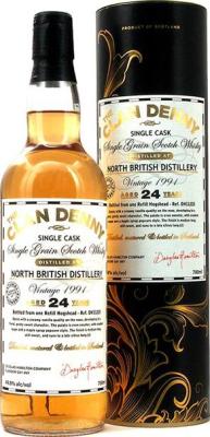 North British 1991 DH The Clan Denny Refill Hogshead 49.8% 700ml