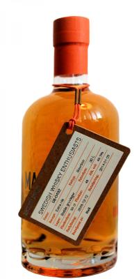 Mackmyra 2008 Reserve Extra rok Bourbon 08-0492 Swedish Whisky Enthusiasts 49.3% 500ml