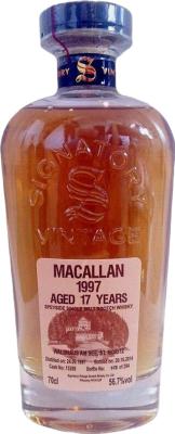 Macallan 1997 SV Vintage Collection 17yo Bourbon Hogshead #13289 Waldhaus am See St. Moritz 56.7% 700ml