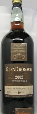 Glendronach 2002 Single Cask 10yo PX Sherry Puncheon #2011 The Nectar Belgium 56.3% 4500ml