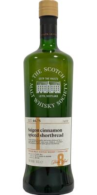 Glenlossie 2010 SMWS 46.75 Saigon cinnamon spiced shortbread 1st Fill Ex-Bourbon Barrel 58.7% 700ml