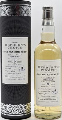 Teaninich 2008 LsD Hepburn's Choice Refill Sherry Butt 46% 700ml