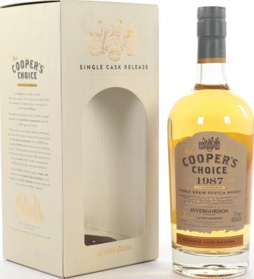 Invergordon 1987 VM The Cooper's Choice Bourbon Cask #88796 49.5% 700ml