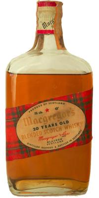 Macgregor's 20yo McGR Blended Scotch Whisky 43% 750ml