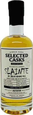 Agitator 2018 WSla Selected Casks by Selected Malts Ex-Islay cask Whiskyklubben Slainte 54.7% 500ml