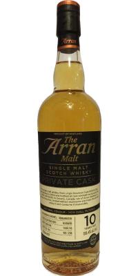 Arran 2005 Private Cask 2005/228 LCBO Vintages Ontario Canada 55.4% 700ml