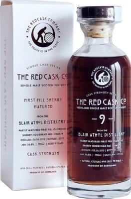 Blair Athol 2013 GWhL The Red Cask Co 1st Fill Oloroso Sherry Finish 56.8% 700ml