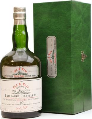 Dailuaine 1962 DL Old & Rare The Platinum Selection 46.3% 700ml