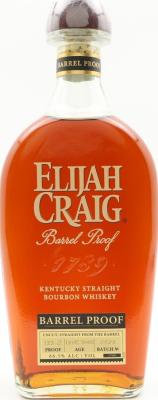 Elijah Craig 13yo Barrel Proof 1st Fil American Oak 66.5% 750ml