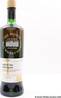 Glen Moray 2007 SMWS 35.192 Full of vim and vigour 61.5% 700ml