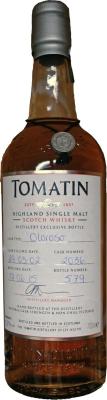 Tomatin 2002 Hand Bottled at the Distillery Ex-Oloroso Sherry Cask #2036 57.5% 700ml